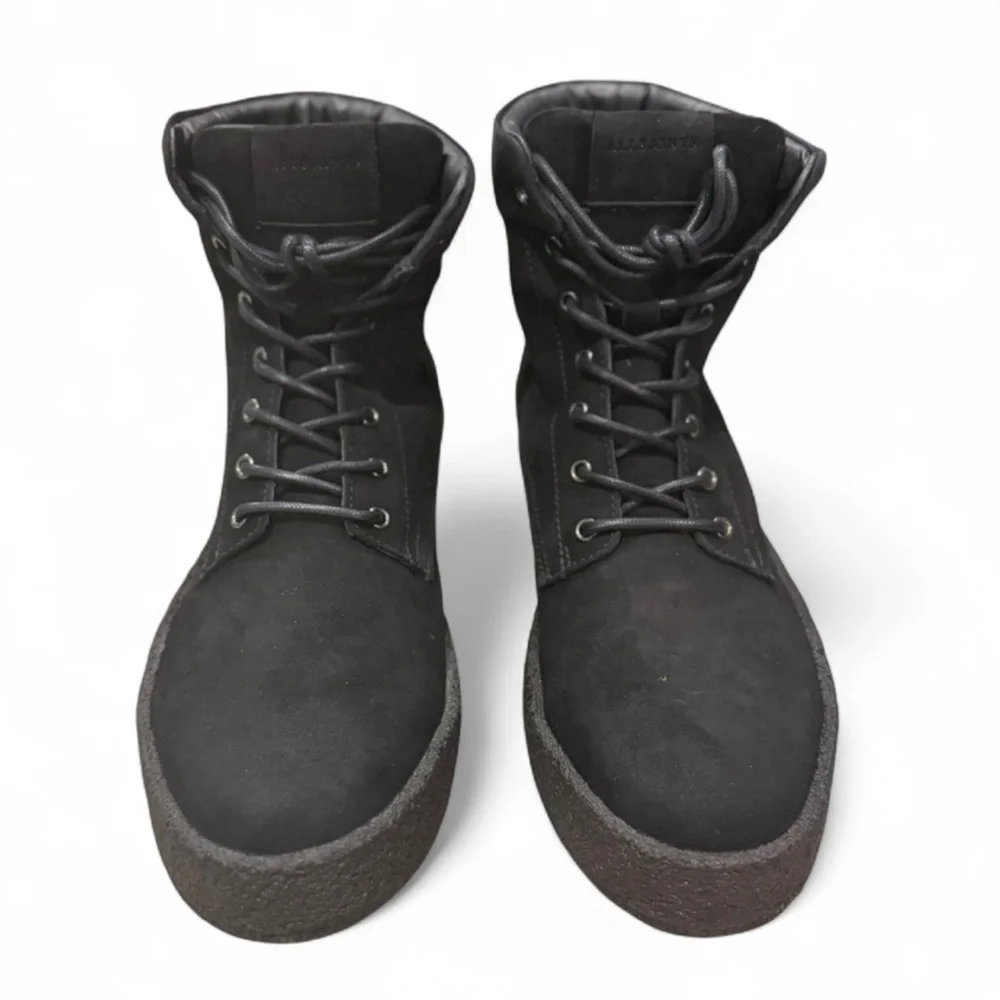 AllSaints ‘Kip’ Suede Hi-Top Lace-Up Boots Size US Men’s 10